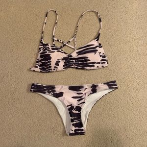 Tie dye bikini set